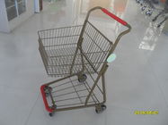 40L Folding Grocery Shopping Trolley Q195 Low Carbon Steel For Supermarket
