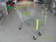 150 L Supermarket Shopping Carts With Special Plastic Parts And Four Casters