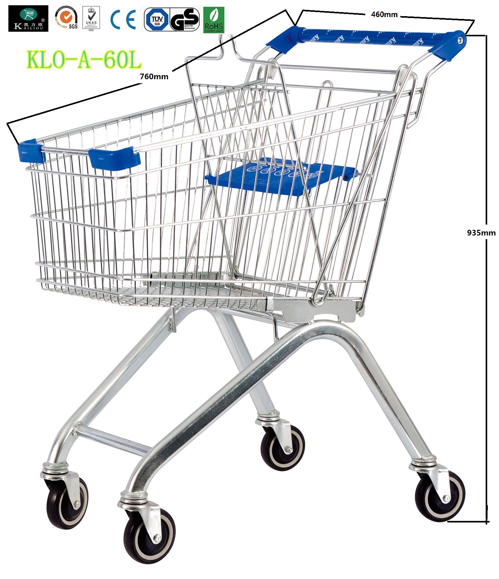 small portable shopping cart