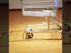 Grocery store Rolling Trolley Steel Powder Coating German type Steel Shopping Cart