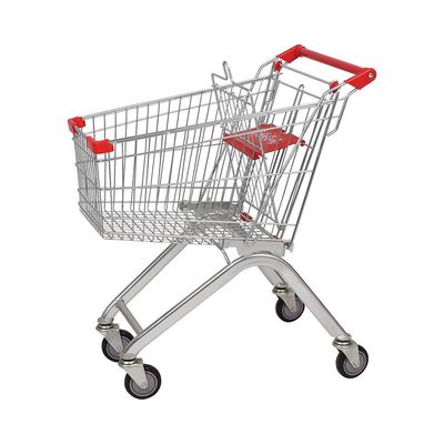 kupować 60L Top Selling Metalowy wózek na zakupy do supermarketów w europejskim stylu do przenoszenia online manufacture