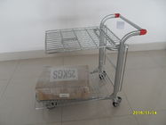 China Logo Printing Factory Trolley With Handle , Heavy Duty Metal Trolley company