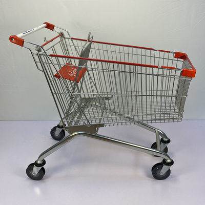 acheter chariot pliable à achats en métal de la grande capacité 150L avec l'enfant Seat online manufacture