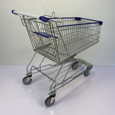 comprare carrello asiatico di acquisto del metallo del supermercato di stile del carrello di acquisto di drogheria delle macchine per colata continua di 180L TPR online manufacture