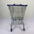 240L Powder Coated Grocery Shopping Trolley Carbon Steel Q195 Retail Shopping Trolley