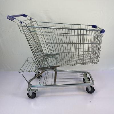 kupować 240L malowany proszkowo wózek na zakupy spożywcze ze stali węglowej Q195 wózek na zakupy detaliczne online manufacture