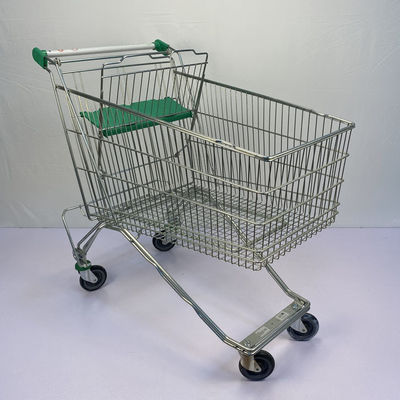 kupować Metalowy ogólny wózek sklepowy 180L Certyfikat CE Składany stalowy wózek sklepowy online manufacture