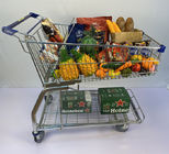 Metal Convenience Store Grocery Shopping Trolley 135L CE Certificate