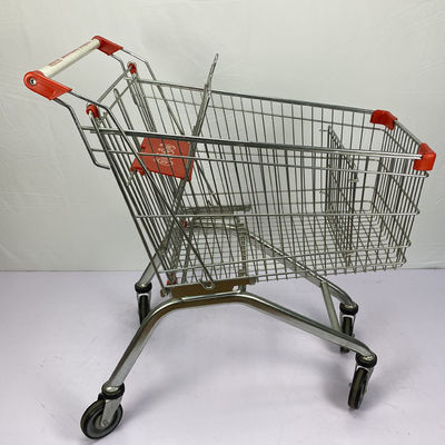 satın al Metal Tel Ara Parçalı CE 125L Süpermarket Alışveriş Arabası 4 