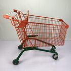 210L European Type Lightweight Shopping Trolley Commercial Shopping Carts With Child Seat