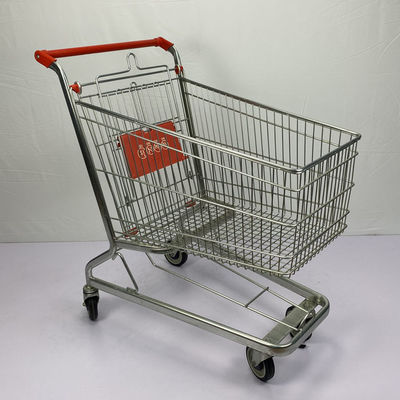 kupować Dostosowany wózek spożywczy do supermarketu o pojemności 150 l Wózek na zakupy do magazynu ocynkowanego online manufacture