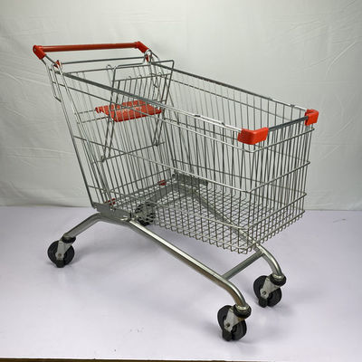comprar Estilo europeu do carrinho de compras 210L do metal do zinco do supermercado do armazém online manufacture