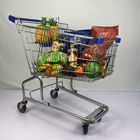 150L German Regular Supermarket Metal Trolley without Base Frame with Child Seat Self-Produced and Wholesale