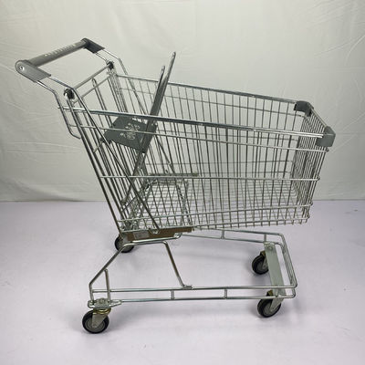 Mua Xe đẩy mua sắm siêu thị kiểu Úc Xe đẩy hàng tạp hóa 125L có bánh xe PU online manufacture