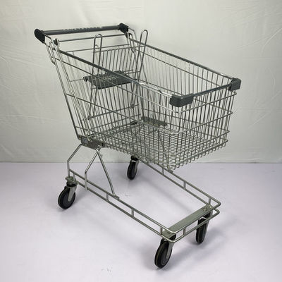 comprare CE australiano di Gray Chain Store Shopping Cart del metallo del carrello di acquisto del supermercato di stile 150L online manufacture