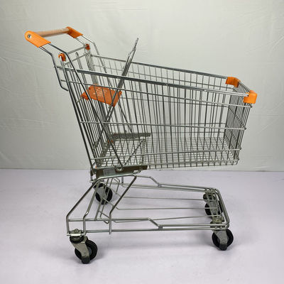 kupować Azjatycki styl 125L Konwencjonalny metalowy wózek ręczny Wózek magazynowy do supermarketów o dużej wielkości sprzedaży online manufacture