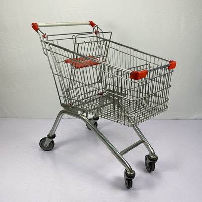 acheter les caddies 125L européens saupoudrent le certificat de revêtement de GV de chariot à panier de supermarché online manufacture