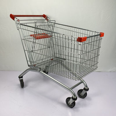 Beli Eropa 240L Warehouse Shopping Trolley Powder Coating Sertifikat SGS online manufacture