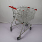 American Style Foldable Steel Shopping Cart Supermarket Basket Trolley CE Certificate