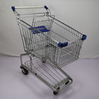 German Style 100L Supermarket Metal Grocery Cart With Underframe