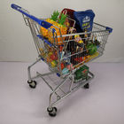 German Style 125L Grocery Trolly Cart Foldable Shopping Trolley With Elevator Wheels