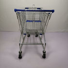 125L Regular Size Supermarket Metal Trolley Powder Coating Warehouse Shopping Trolley