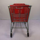 Large Capacity 175L Plastic Shopping Carts Multiple Use Supermarket Trolley Plastic