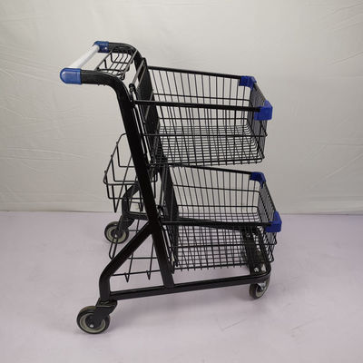 comprare Peso leggero del carrello di acquisto del metallo di elettroforesi 80L con 3 canestri 4