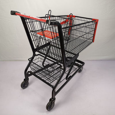 kupować Amerykański Wielofunkcyjny Duży Metalowy Wózek Magazyn Supermarket Sklep Koszyk online manufacture