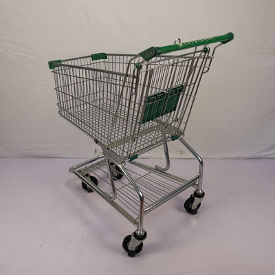 ซื้อ รถเข็นช้อปปิ้งตลาดของชำ 125L รถเข็นลวดโลหะชนิดอเมริกัน online manufacture