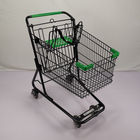 Black Classic Lightweight Shopping Trolley Cart American Style 80L
