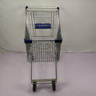 Regular 125L Supermarket Shopping Trolley Zinc 4 Wheel Shopping Trolley CE