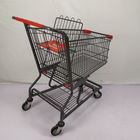 125L Standard American Shopping Trolley Warehouse Shopping Cart With Foldable Seat