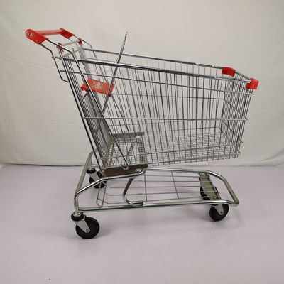 ซื้อ American 210L Warehouse Shopping Trolley Carbon Steel รถเข็นสินค้าขนาดใหญ่พิเศษ online manufacture