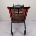 175L HDPP Nylon All Plastic Shopping Carts Warehouse Supermarket Shopping Trolley