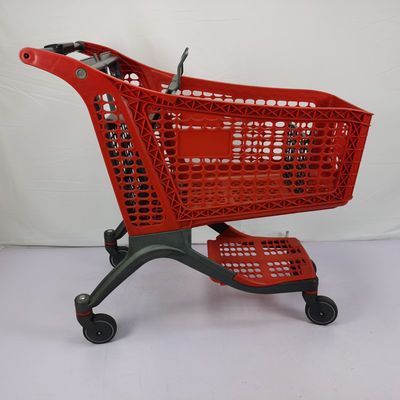 comprar Peso leve plástico do trole da cesta do supermercado com o ODM plástico do OEM da separação online manufacture