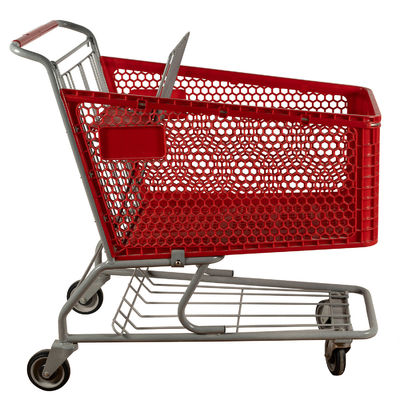 Mua Xe đẩy mua hàng bằng nhựa hai lớp Tải trọng 110kg Xe đẩy hàng tạp hóa bằng nhựa online manufacture