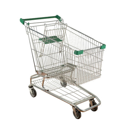 comprar Cubra con cinc el acero del carro de la compra Q195 del metal de la capa del polvo con las piezas plásticas verdes online manufacture