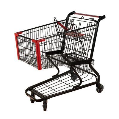 acheter en légère BS 1929 de chariot d'épicerie de chariot à achats en métal du noir 125L online manufacture