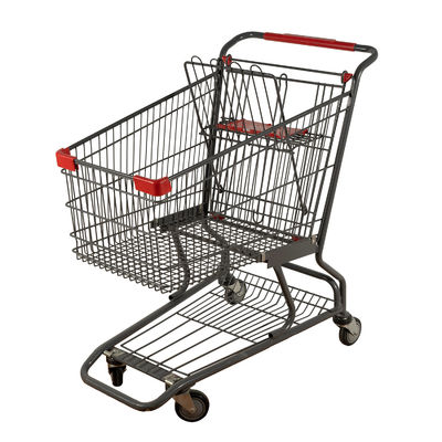 satın al Depo Metal Alışveriş Arabası 150L Klasik Amerikan Bakkal Alışveriş Sepeti online manufacture