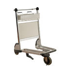 Lightweight Airport Luggage Trolley Aluminum Luggage Cart 250KG Loading Capacity