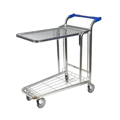 acheter Double chariot à plat en acier 200kg à plate-forme soutenant le chariot de chariot à entrepôt online manufacture