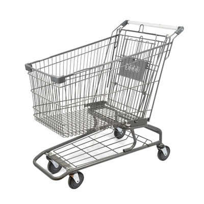 kaufen Hellgraues Metalleinkaufswagen-Zink der großen Kapazitäts-180L amerikanisches und Pulver-Beschichtung online manufacture
