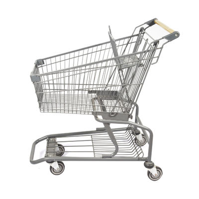 comprar Venta al por mayor americana del carro de la compra de Gray Classic Light Supermarket Metal del estilo adaptable online manufacture