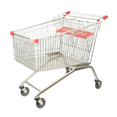 comprar Trole europeu 275L das compras na mercearia do estilo com assentos duplos da criança online manufacture