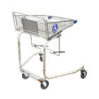 Disabled Metal Shopping Trolley Handicapped Carts With Escalator Castor