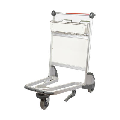 kaufen Aluminiumflughafen-Gepäck-Laufkatzen-Handkarren im Duty-free-Shop mit Handbremse online manufacture
