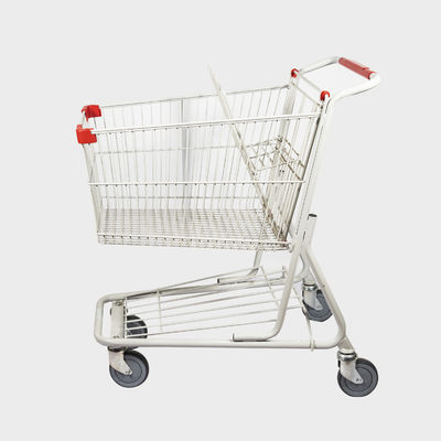 acheter chariot américain Gray White Trolley Grocery Cart à achats en métal du style 100L avec des roues de TENTE online manufacture