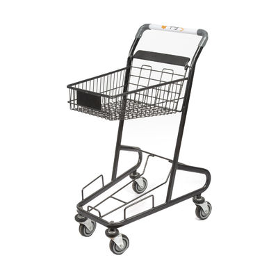 Mua Giỏ mua hàng hai lớp Xe đẩy Giỏ 45L Siêu thị Giỏ hàng tạp hóa bằng kim loại online manufacture