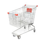 Q195 Steel German Supermarket Shopping Cart Metal Mesh Basket Galvanized